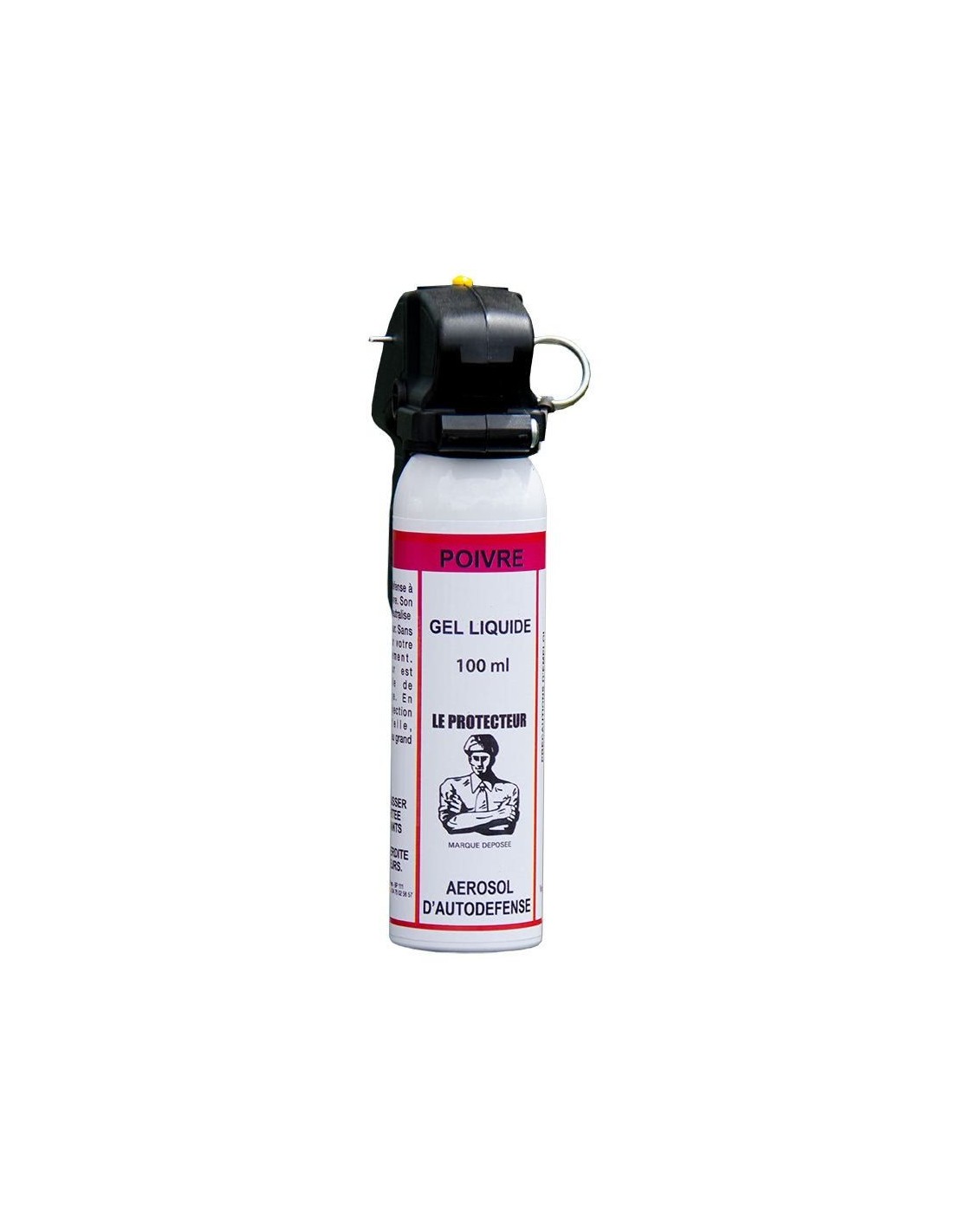 Bombe lacrymogène CS - Poivre - Gel - Gaz lacrymogène