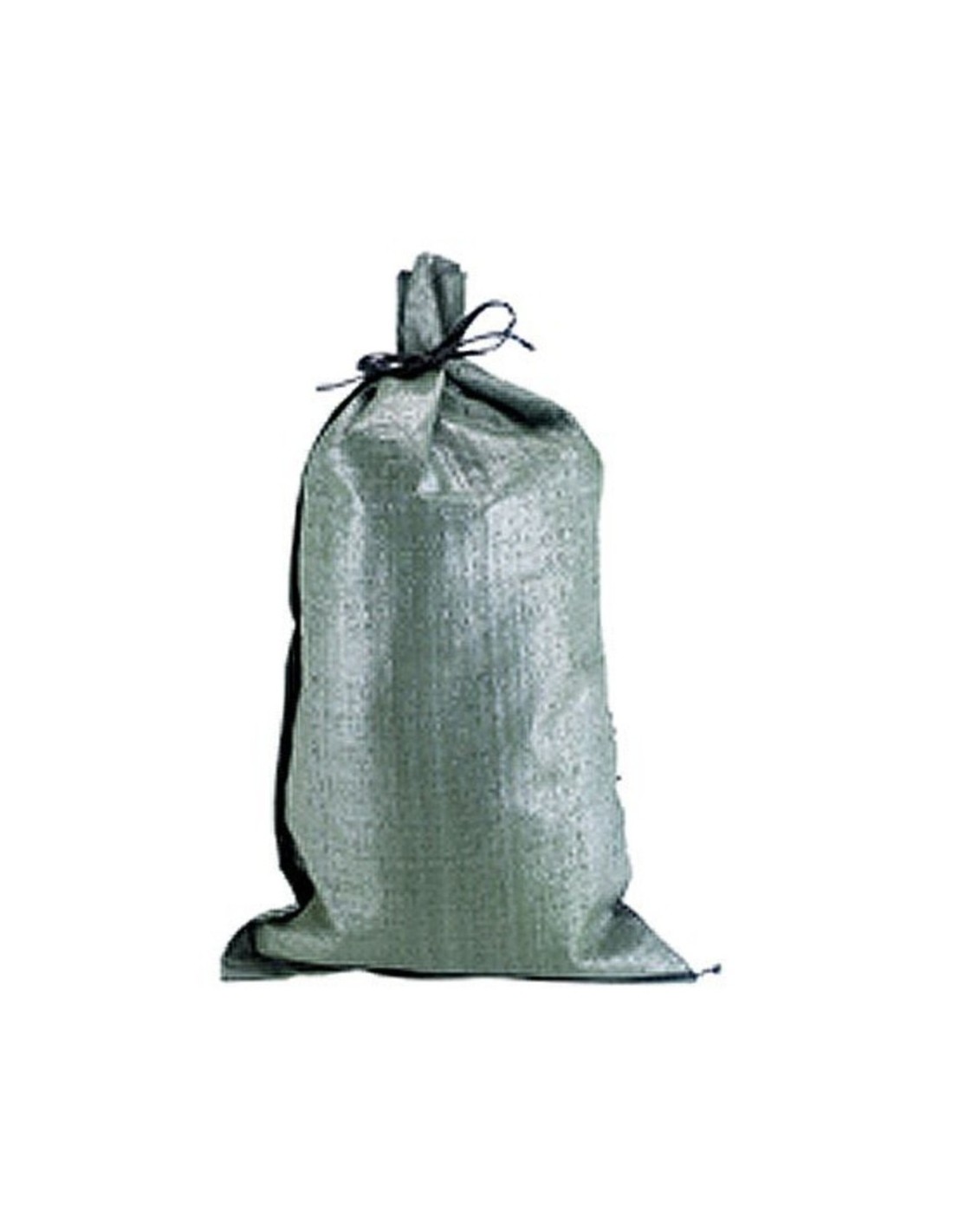 Lot de 100 sacs de sable vides avec attaches Vert militaire 35,6 x